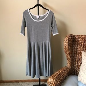 LuLaRoe Heather Gray Nicole L